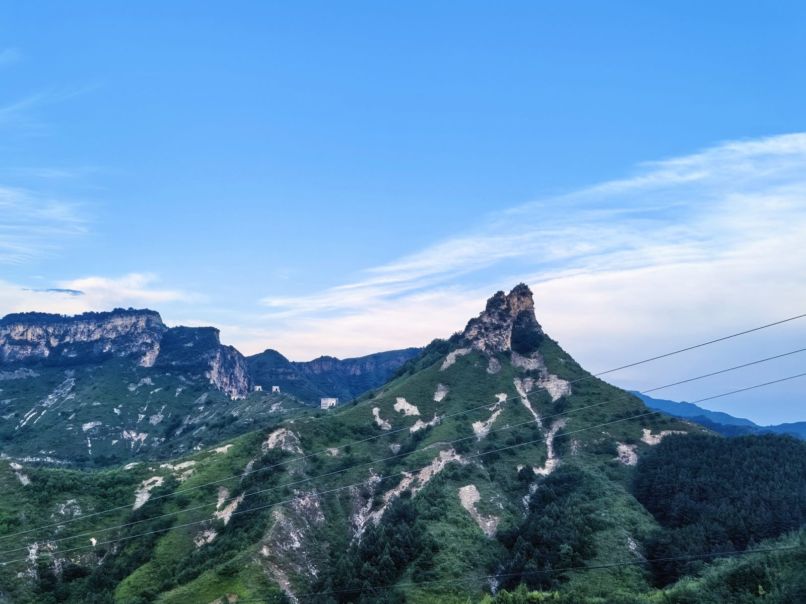 十渡高处观景和山路